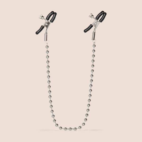 Nipple Play® Beaded Nipple Clamps | adjustable with chain