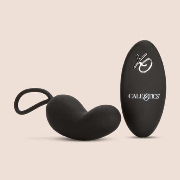 CalExotics Silicone Remote Rechargeable Curve | silicone curved panty vibe with remote - Image 2