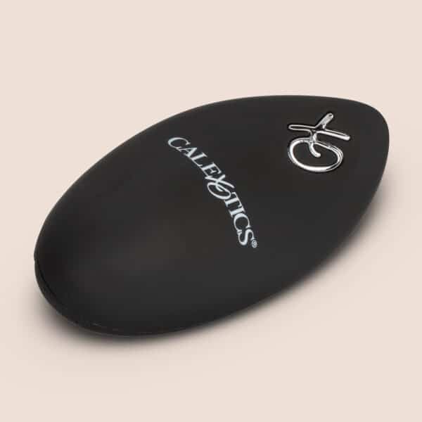 CalExotics Silicone Remote Rechargeable Curve | silicone curved panty vibe with remote - Image 4