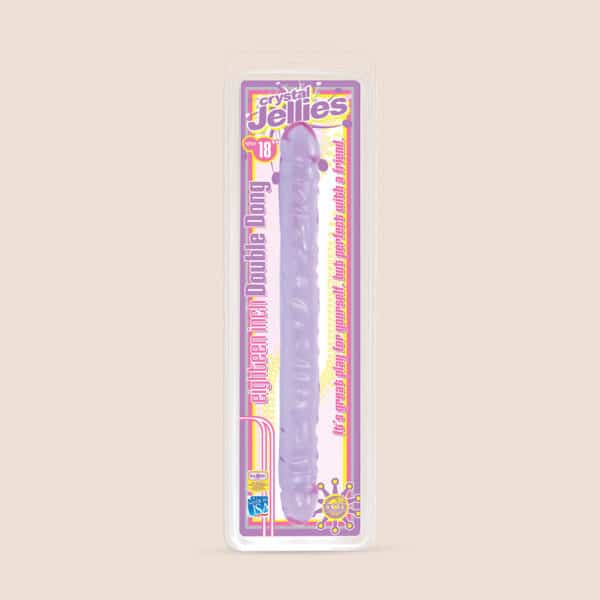 Crystal Jellies® 18" Double Dong | firm and flexible dildo - Image 3