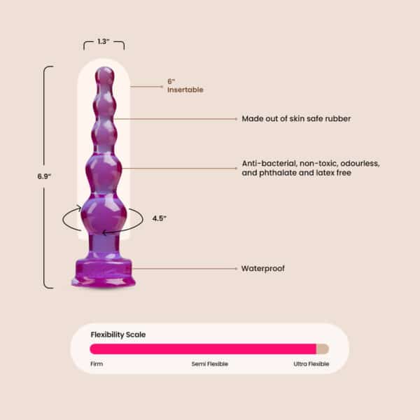 Spectragels Anal Tool | beaded plug - Image 2