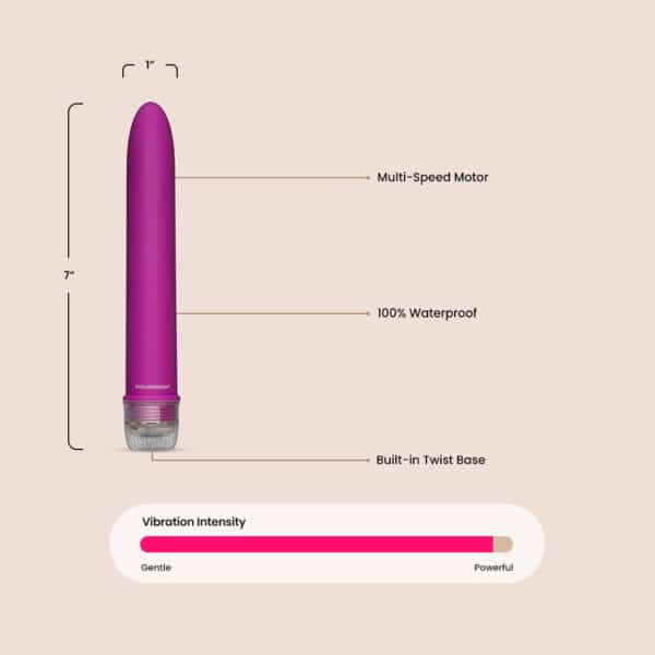 Doc Johnson Velvet Touch Vibe | battery operated multispeed - Image 5
