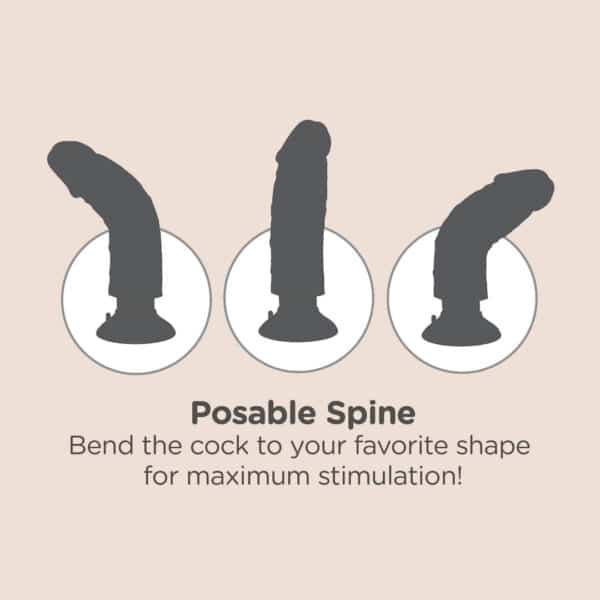 King C vibrating C__ck | 7" vibrating dildo with suction cup base - Image 5