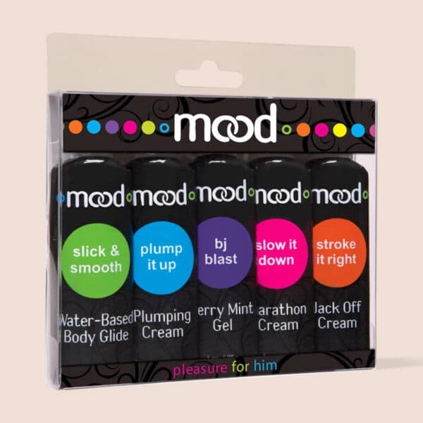 Mood™ Lube Pleasure for Him - 5 Pack | male focused pleasure enhancers - Image 2