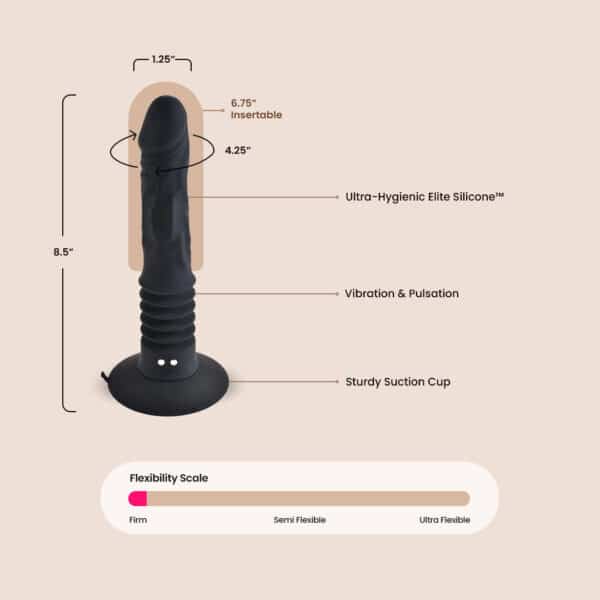 Anal Fantasy Elite Vibrating Ass F–cker | vibrating dildo - Image 4