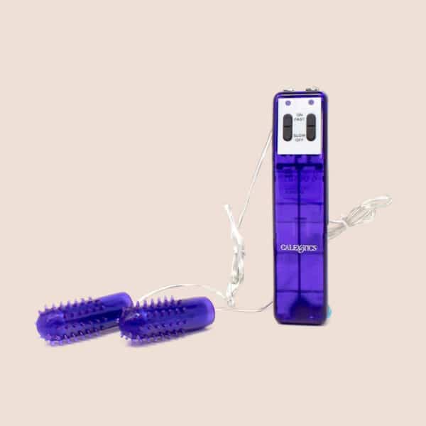 Pocket Exotics® Turbo 8 Accelerator™ Double Bullets | removable tickler sleeves - Image 2