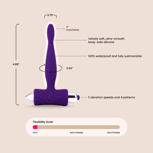 Rocks-Off Petite Sensations Teazer | slim vibrating plug - Image 9