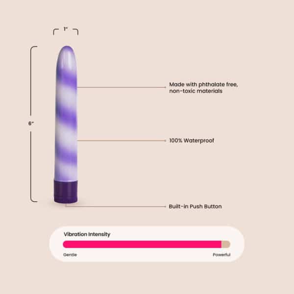 CalExotics Candy Cane Massager™ | smooth ABS plastic - Image 5