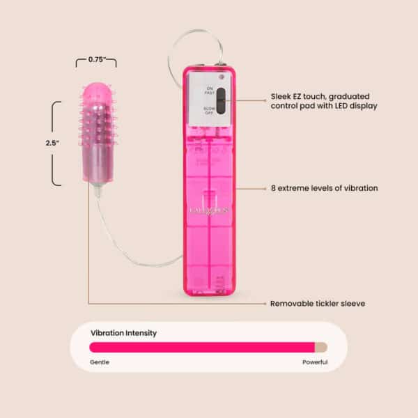 Turbo 8 Accelerator™ Single Bullet | 8 powerful vibration level - Image 5