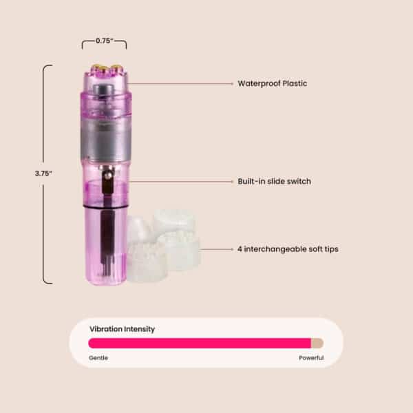 Dr. Laura Berman® Athena™ | waterproof mini-massager - Image 5