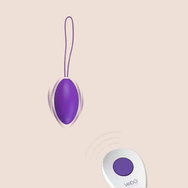 VeDO Peach Egg Vibe | extra quiet rechargeable egg vibrator - Image 2
