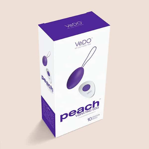 VeDO Peach Egg Vibe | extra quiet rechargeable egg vibrator - Image 5