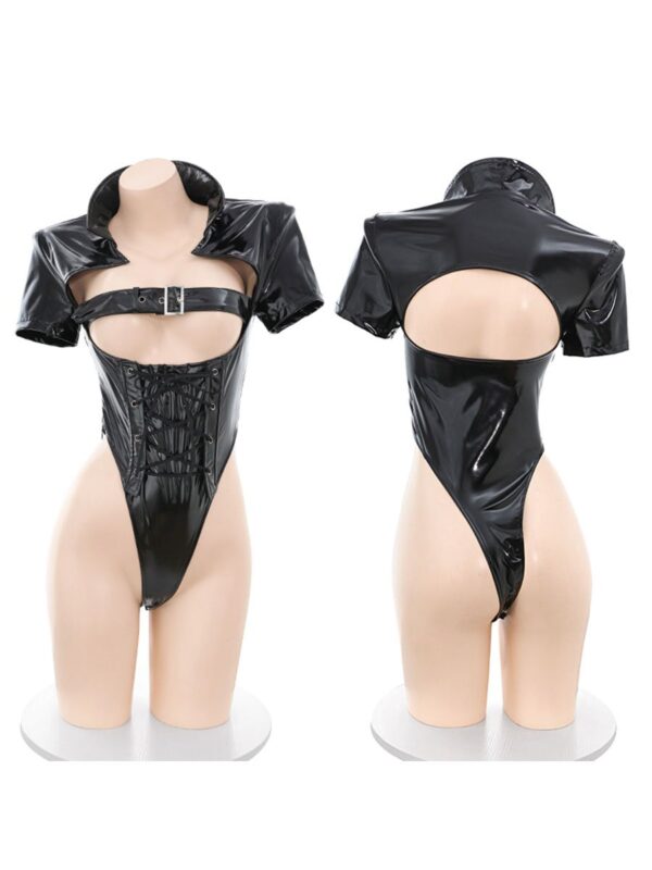 Latex Open Cup Bunny Outfit - Image 7
