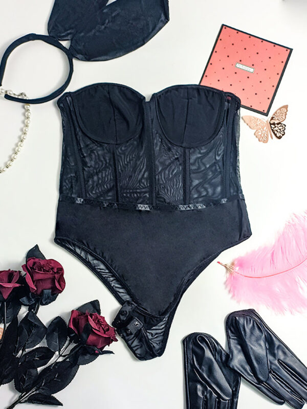 Bunny Strapless Bodysuit w/ Cloak - Image 7