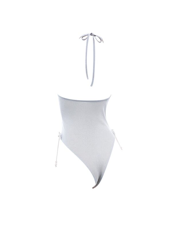 Glitter Chinese Style Crotchless Bodysuit - Image 10