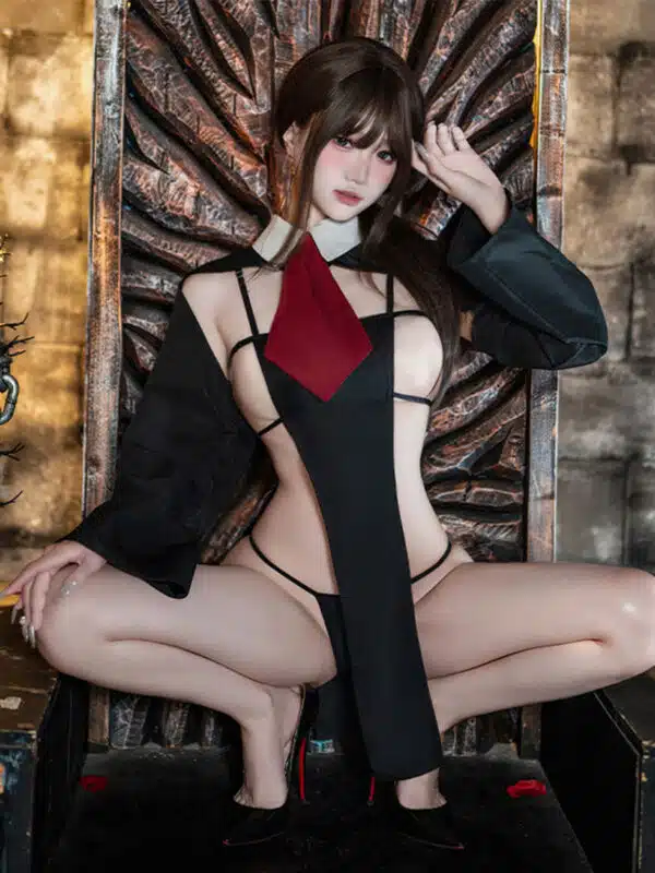 Sexy Lawyer Lingerie Costume - Image 6