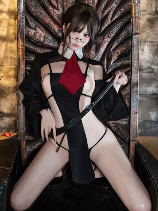 Sexy Lawyer Lingerie Costume - Image 3