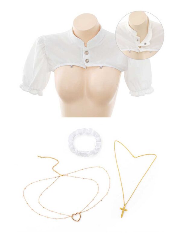 Sexy Nun Open Crotch Bodystocking Set - Image 12