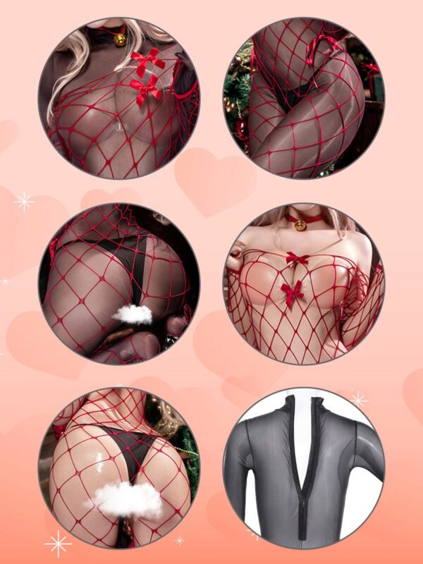 Santa Claus Bodystocking Lingerie - Image 7