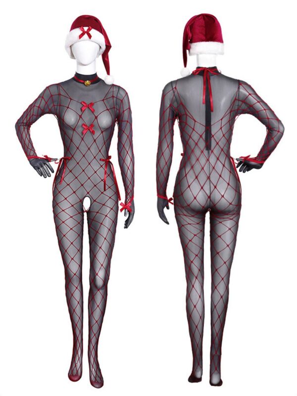Santa Claus Bodystocking Lingerie - Image 8