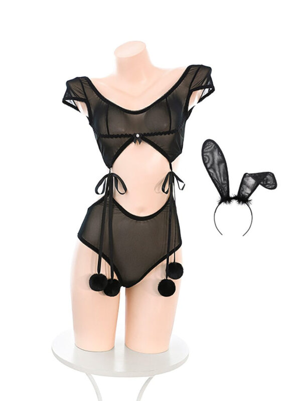Sheer Bunny One Piece Lingerie - Image 16
