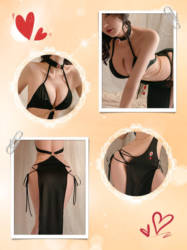 Sultry Neko Cat Exotic Cosplay Lingerie - Image 8