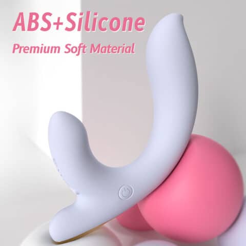 U-Shaped FOX Clitoral & G-Spot Vibrator – Soft Silicone, Waterproof Design