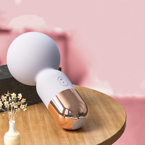 Compact Waterproof Wand Massager – Discreet & Powerful for Female Use