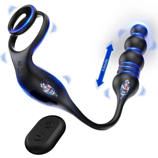 Yaqi Remote-Controlled Thrusting Prostate Massager | Vibrating Anal Plug for Men & Gay Pleasure with Deep P-Spot Stimulation - Image 4
