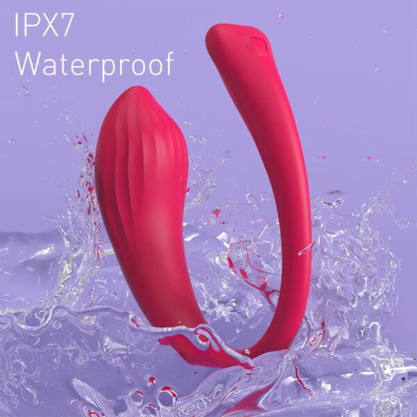 App-Controlled U-Shaped Panty Vibrator – Remote Control Egg for Clitoral & G-Spot Stimulation - Image 3