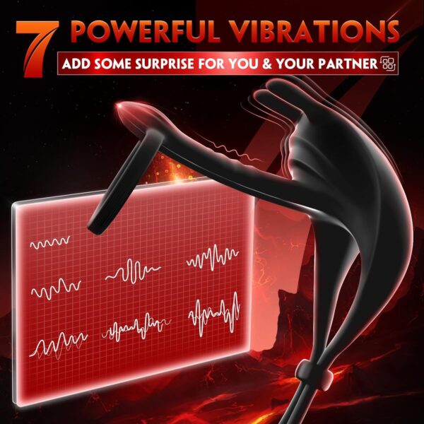 Achi 2nd Gen Remote-Controlled Wearable Locking Cock Ring – Vibrating Penis Trainer for Male Endurance and Performance