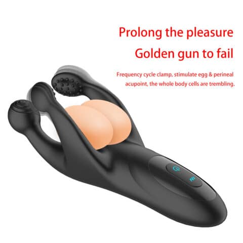 Odin Triple-Arm Vibrating & Spanking Anal Plug Prostate Massager | Unisex Handheld Toy