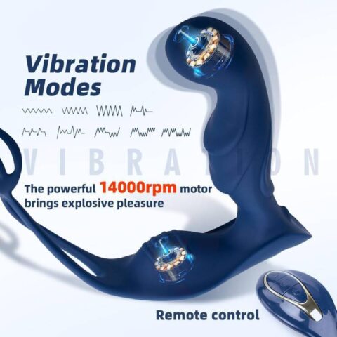 Blue Warrior 2nd Generation Prostate Massager | Wearable Anal Trainer for Men | Enhanced Pleasure & Stimulation