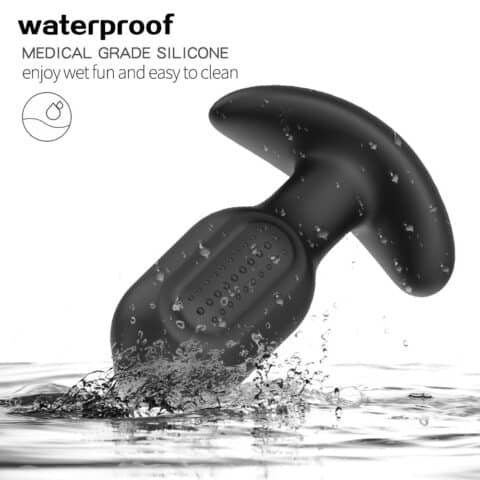 Mini Titan Silicone Anal Plug with App Control | Rotating & Thrusting Vibrating Anal Massager for Men, Women & LGBTQ Play