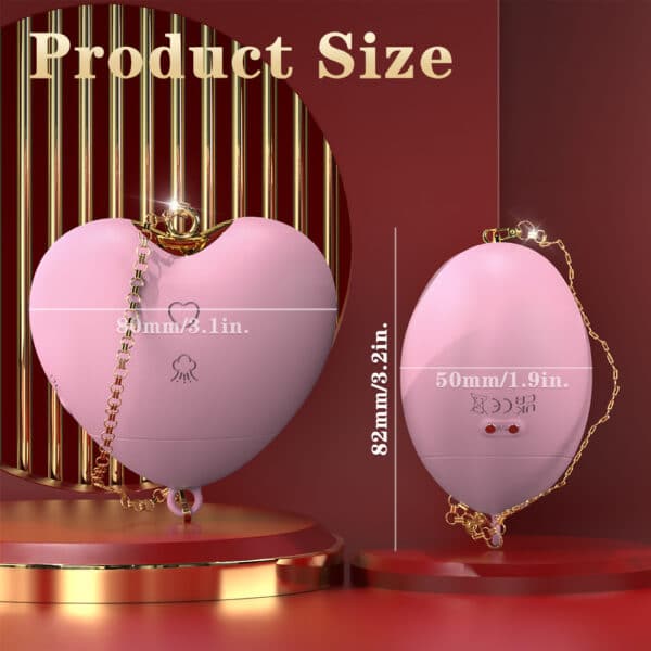 Strawberry-Shaped Clitoral Suction & Licking Vibrator – Dual Stimulation Oral Sex Toy for Women - Image 2