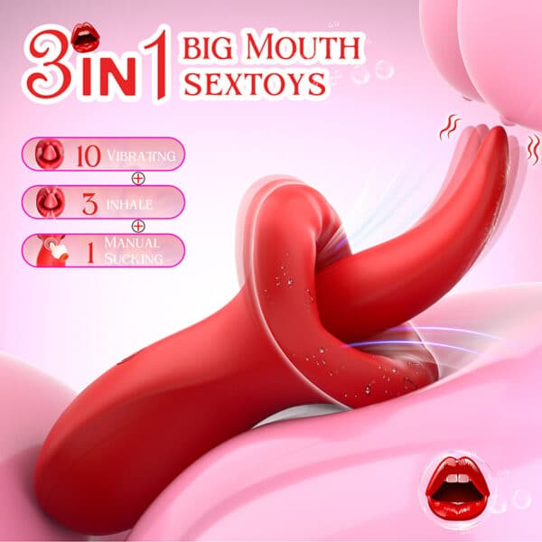 Dual Stimulation Vibrator for Women – Clitoral & Nipple Massager with Powerful Vibrations