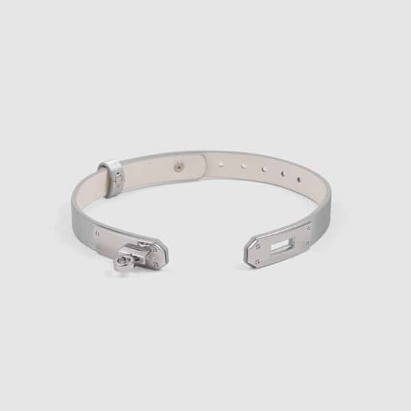 Premium Genuine Leather BDSM Collar – Adjustable K9 Slave Neck Restraint with D-Ring for Leash Play & Submission - Image 4