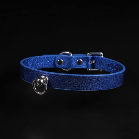 Premium Genuine Leather BDSM Collar with Leash – Adjustable K9 Restraint for Submissive Roleplay & Pet Play