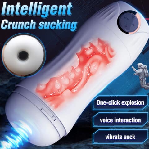 Chris Automatic Suction & Vibrating Male Masturbator – Full-Function Stroker for Intense Training & Pleasure