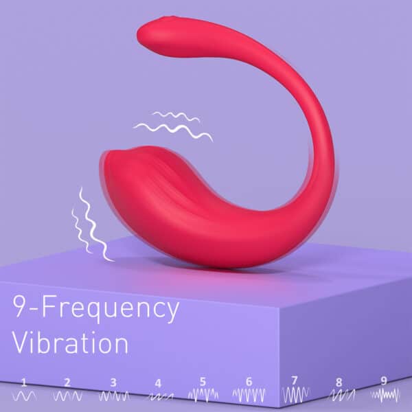 App-Controlled U-Shaped Panty Vibrator – Remote Control Egg for Clitoral & G-Spot Stimulation
