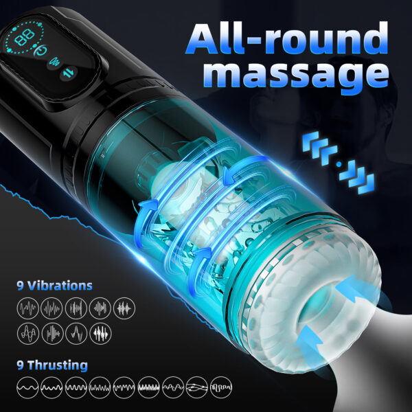 Electric Automatic Male Masturbator – Wholesale Electric Stroker for Intense Pleasure & Deep Stimulation - Image 2
