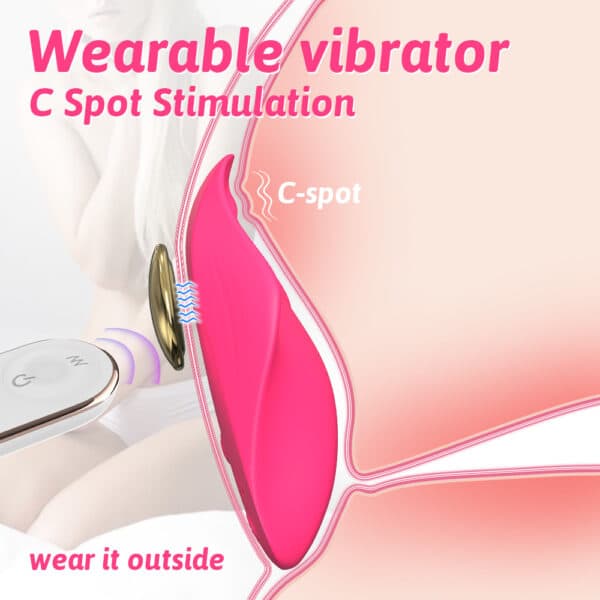Butterfly Panty Vibrator for Women – Remote-Controlled Wearable Toy with Magnetic Fixation - Image 2