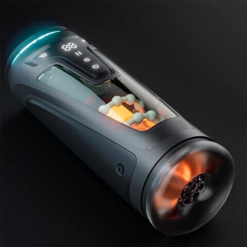 Automatic Thrusting Male Masturbator with Smart Heating – Realistic Hands-Free Pleasure Cup for Men