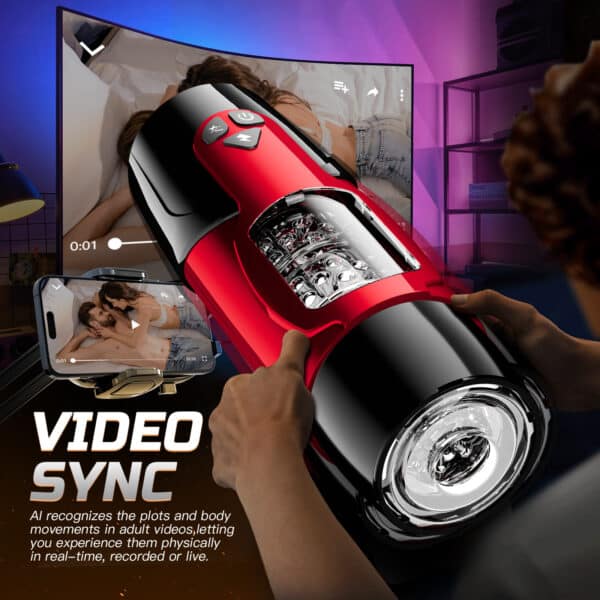 App-Controlled Rotating & Thrusting Male Masturbator – Smart Penis Training Stroker for Men - Image 2