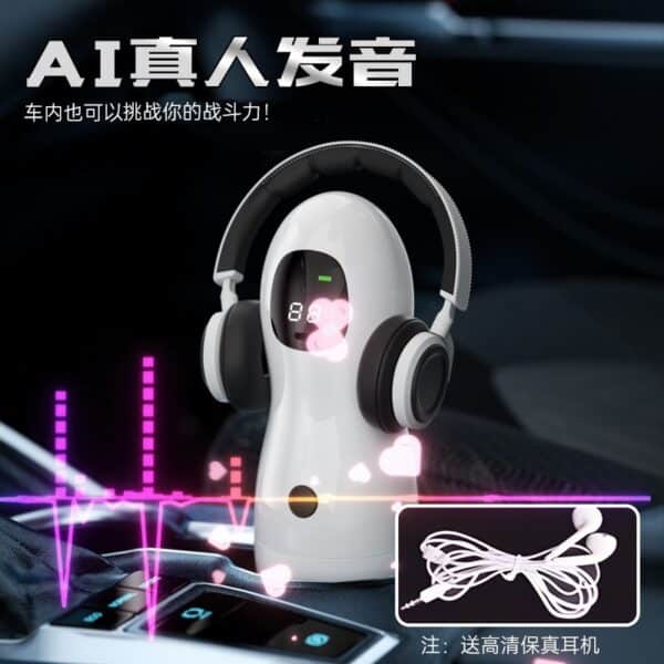 Smart USB Rechargeable Male Masturbator with LCD Display & Suction – Portable Stroker for Intense Pleasure
