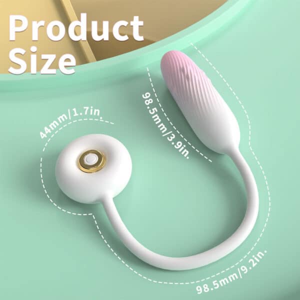 Steel Ball Vibrating Egg for Women – Gradient Design, Rolling Massage & Intense Stimulation - Image 3