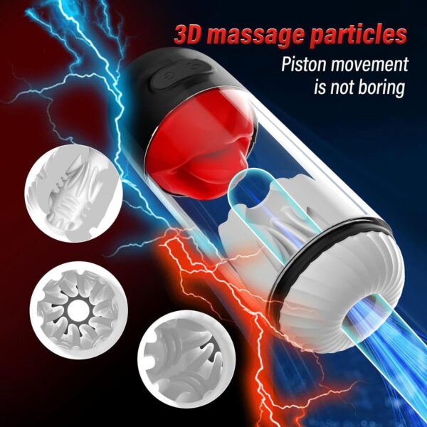 App-Controlled Rotating Tongue & Multi-Frequency Licking Male Masturbator – Realistic Stimulation for Men - Image 2