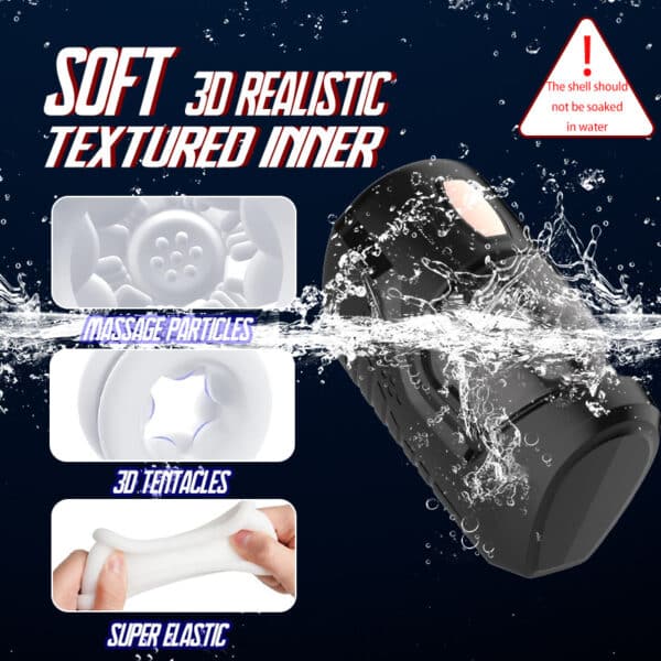 Space Capsule Automatic Thrusting & Vibrating Male Masturbator – Realistic Vagina Stroker for Deep Stimulation - Image 2