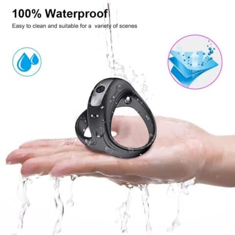 Triangular Vibrating Cock Ring – USB Rechargeable Delay Ring with Massage Function for Male Stamina and Pleasure