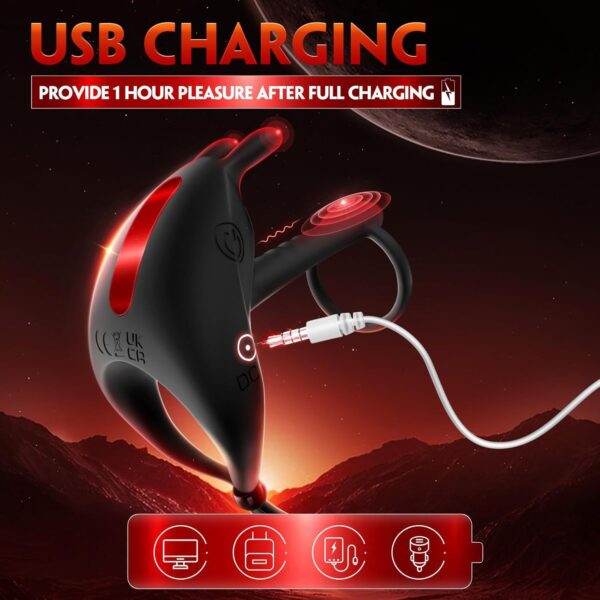 Achi 2nd Gen Remote-Controlled Wearable Locking Cock Ring – Vibrating Penis Trainer for Male Endurance and Performance - Image 4